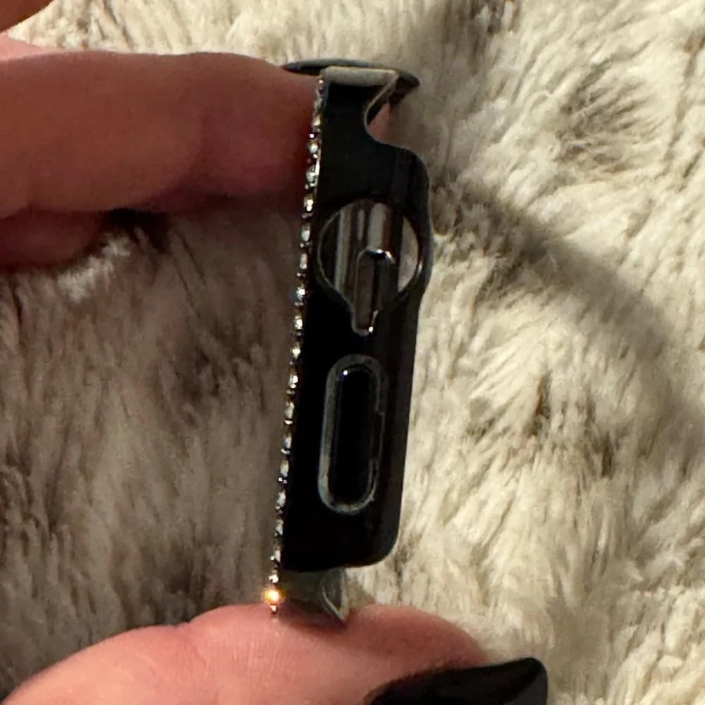 USED BLACK Rhinestone Apple Watch Case 46mm